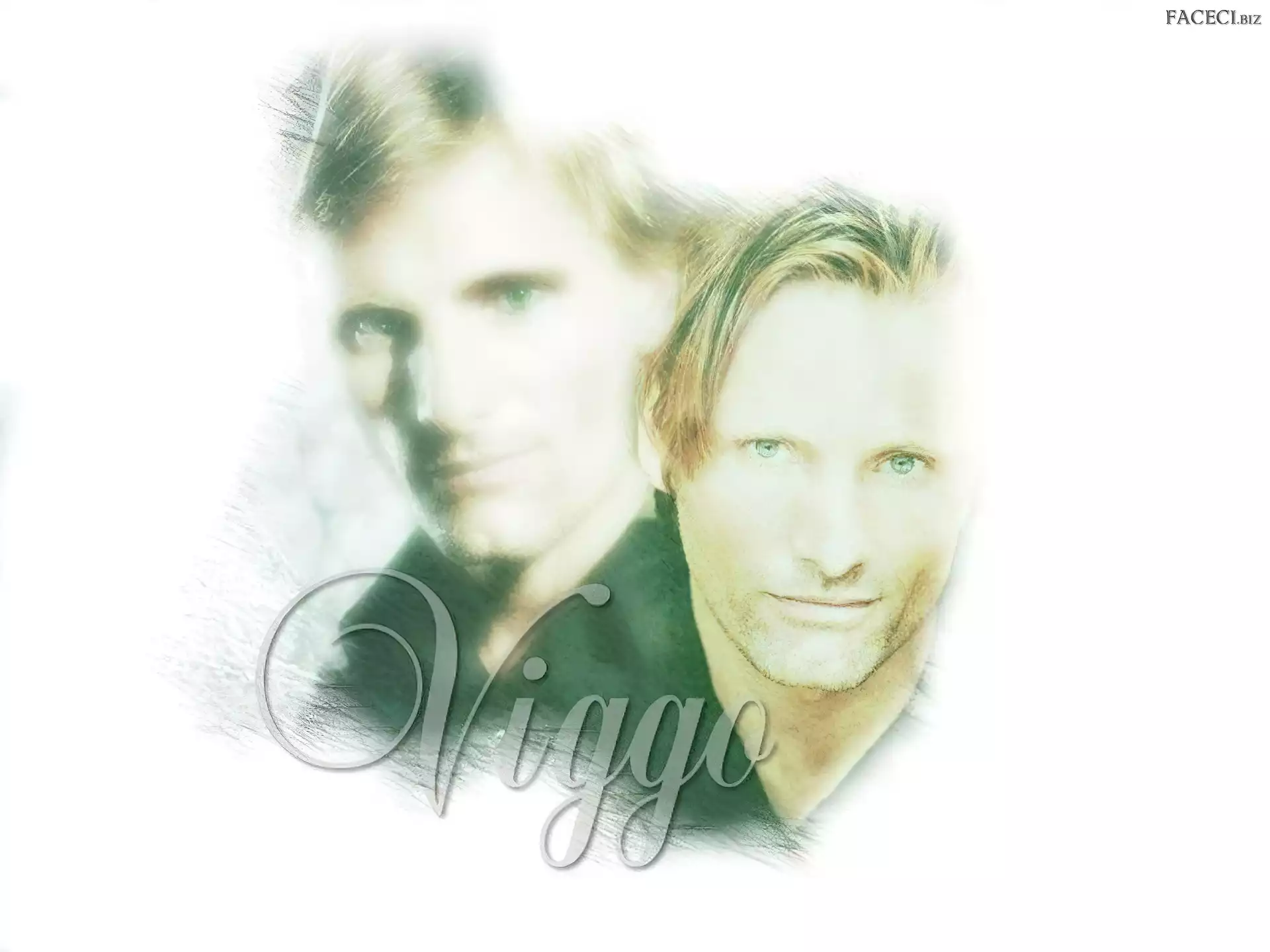 Viggo Mortensen, zielone oczy